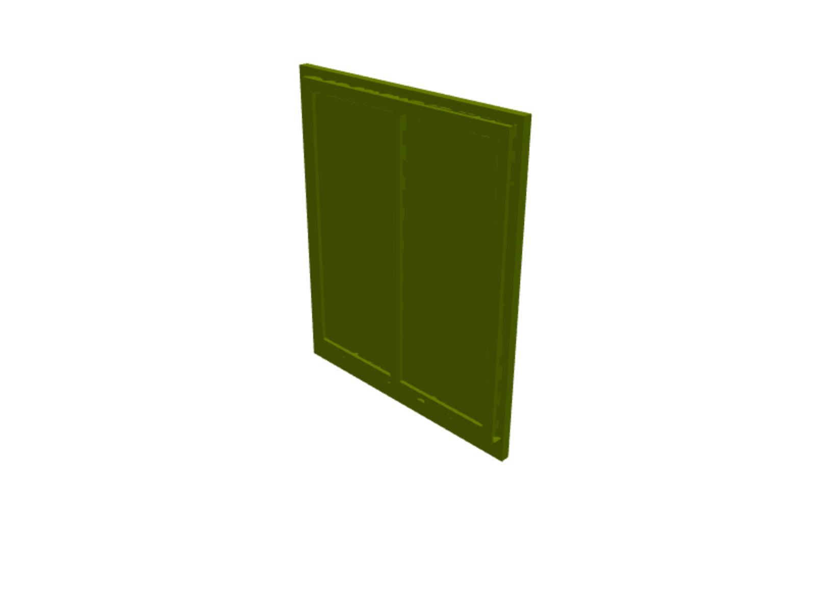 Simple 2 panes window